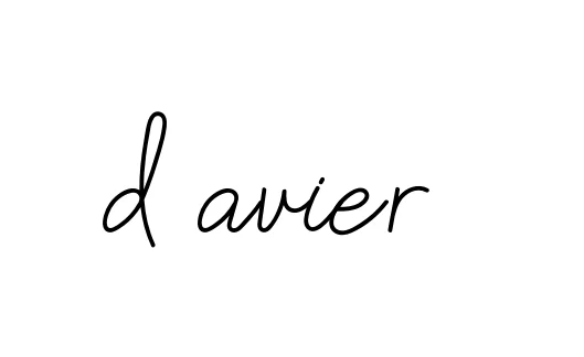 Handwritten Signature for D-avier- - Style 145 Online