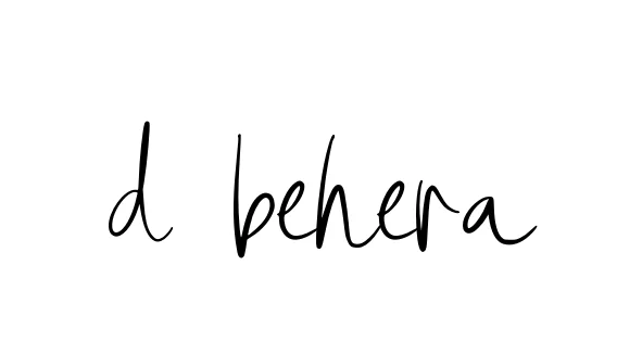Handwritten Signature for D-behera - Style 146 Online
