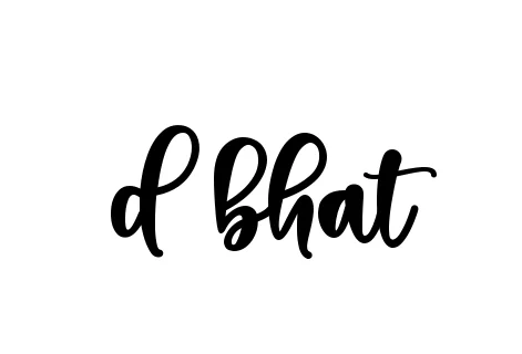Handwritten Signature for D-bhat - Style 136 Online