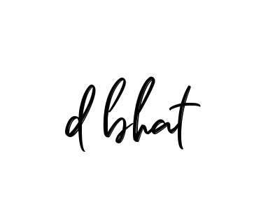Handwritten Signature for D-bhat - Style 141 Online