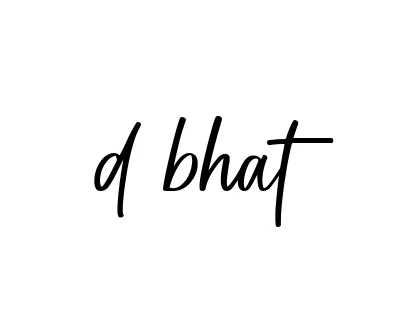 Handwritten Signature for D-bhat - Style 142 Online