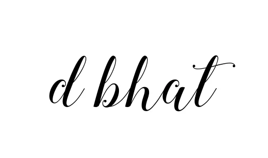 Handwritten Signature for D-bhat - Style 144 Online