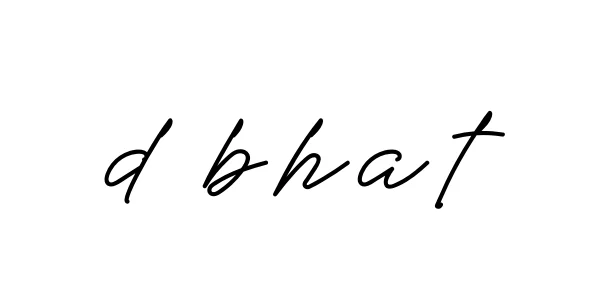 Handwritten Signature for D-bhat - Style 152 Online