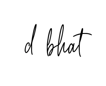 Handwritten Signature for D-bhat - Style 154 Online