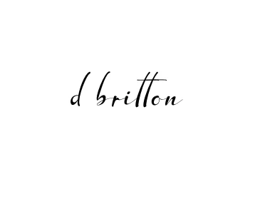 Handwritten Signature for D-britton - Style 132 Online
