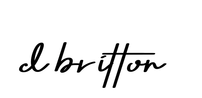 Handwritten Signature for D-britton - Style 135 Online