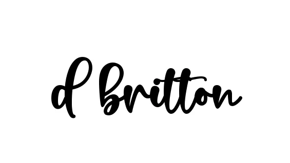 Handwritten Signature for D-britton - Style 136 Online