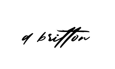 Handwritten Signature for D-britton - Style 140 Online