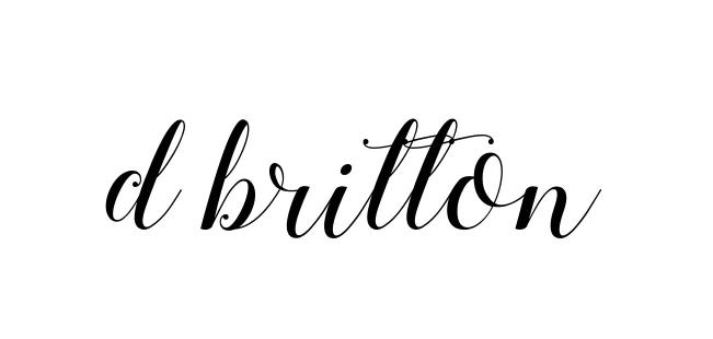 Handwritten Signature for D-britton - Style 144 Online