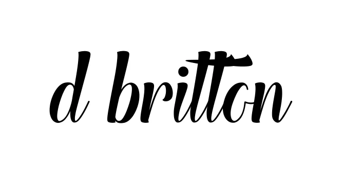 Handwritten Signature for D-britton - Style 148 Online