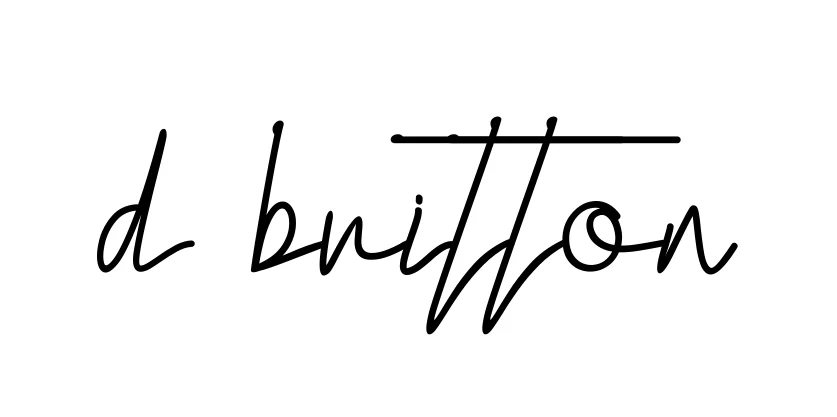 Handwritten Signature for D-britton - Style 155 Online