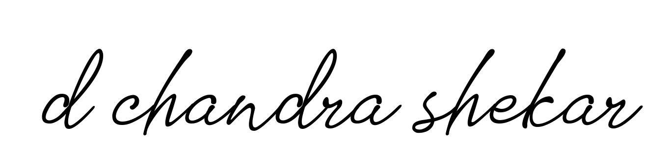 Handwritten Signature for D-chandra-shekar - Style 151 Online