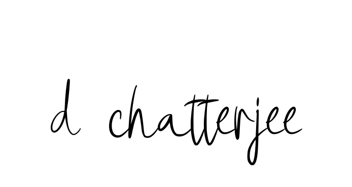 Handwritten Signature for D-chatterjee - Style 146 Online