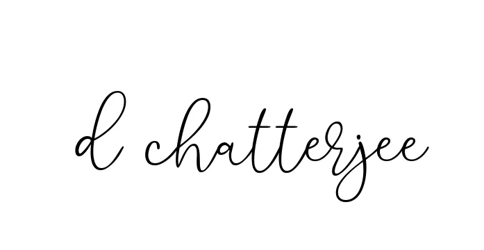 Handwritten Signature for D-chatterjee - Style 147 Online