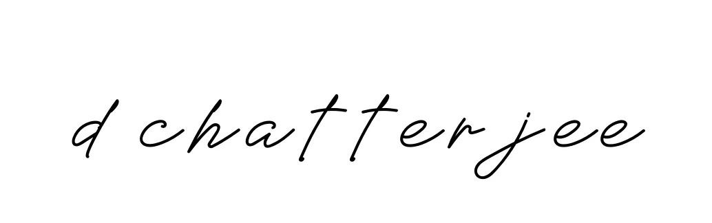 Handwritten Signature for D-chatterjee - Style 152 Online