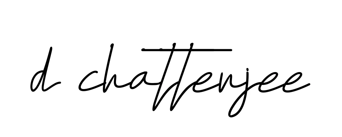 Handwritten Signature for D-chatterjee - Style 155 Online