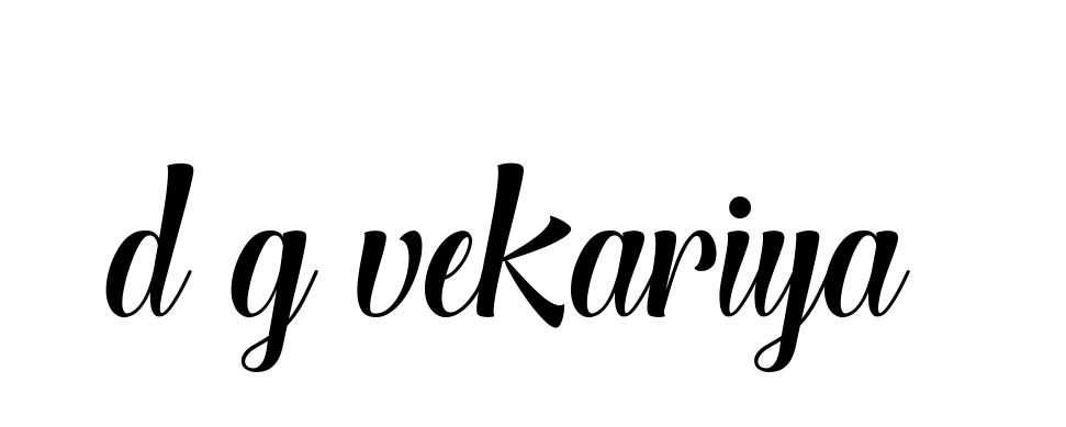 Handwritten Signature for D-g-vekariya - Style 148 Online