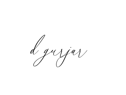 Handwritten Signature for D-gurjar- - Style 134 Online