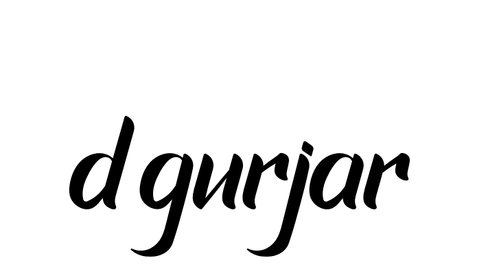 Handwritten Signature for D-gurjar- - Style 153 Online