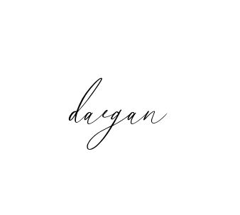 Handwritten Signature for Daegan - Style 134 Online