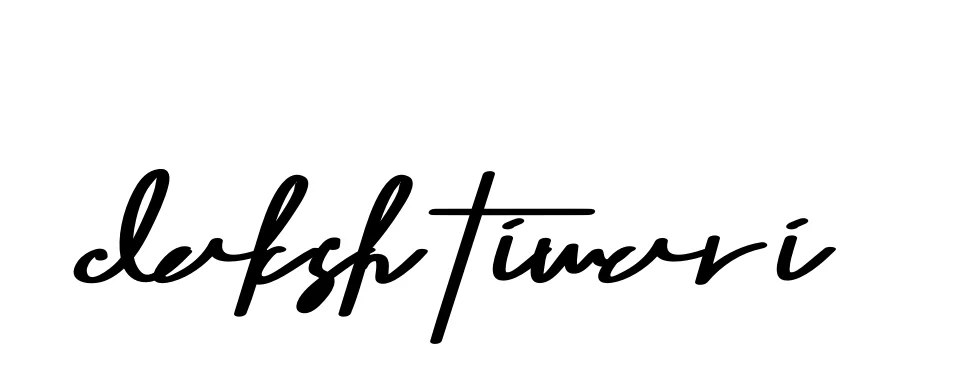 Handwritten Signature for Daksh-tiwari - Style 135 Online