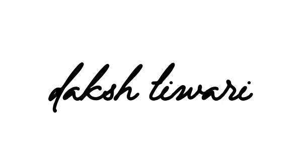 Handwritten Signature for Daksh-tiwari - Style 138 Online