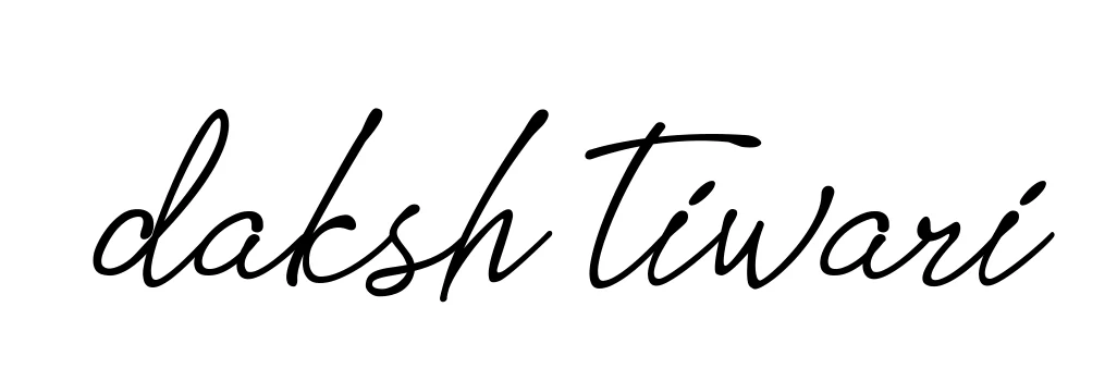 Handwritten Signature for Daksh-tiwari - Style 151 Online