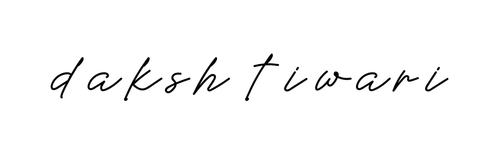 Handwritten Signature for Daksh-tiwari - Style 152 Online