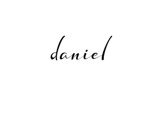 Handwritten Signature for Daniel - Style 132 Online