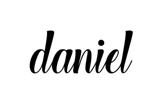 Handwritten Signature for Daniel - Style 148 Online