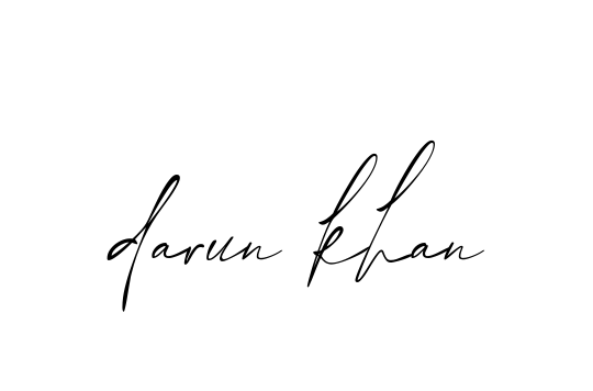 Darun-khan signature