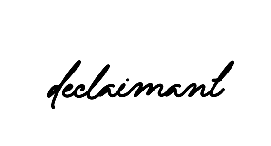 Handwritten Signature for Declaimant - Style 138 Online