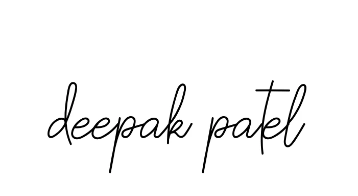 Handwritten Signature for Deepak-patel - Style 145 Online