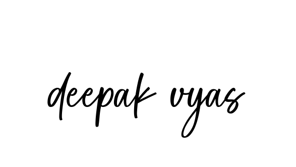 Handwritten Signature for Deepak-vyas - Style 142 Online
