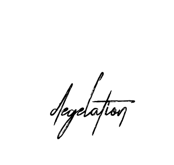 Handwritten Signature for Degelation - Style 133 Online