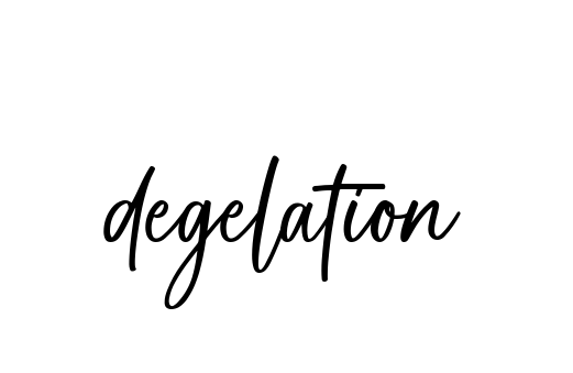 Handwritten Signature for Degelation - Style 142 Online