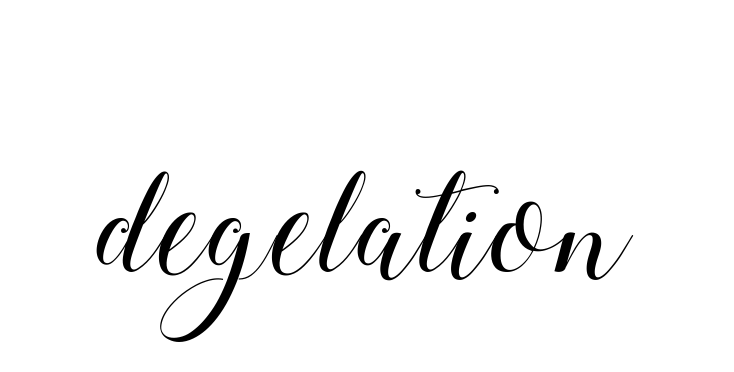 Handwritten Signature for Degelation - Style 144 Online