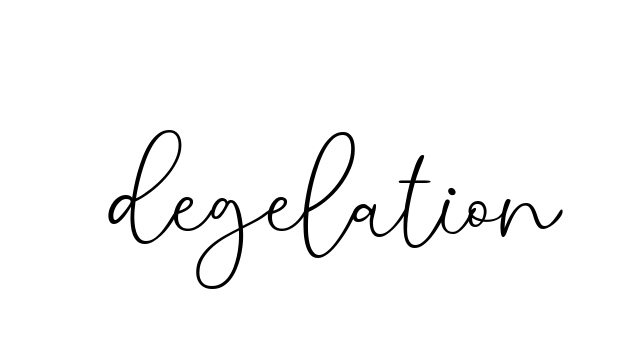 Handwritten Signature for Degelation - Style 147 Online