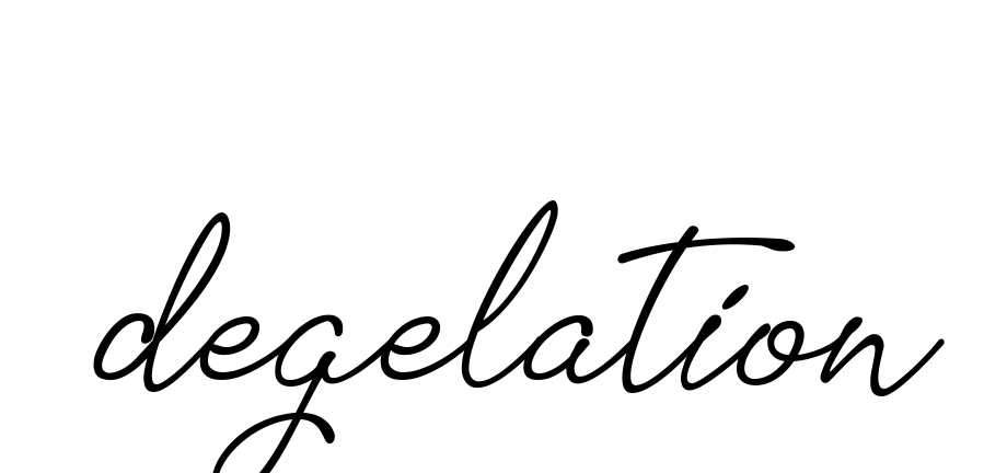 Handwritten Signature for Degelation - Style 151 Online