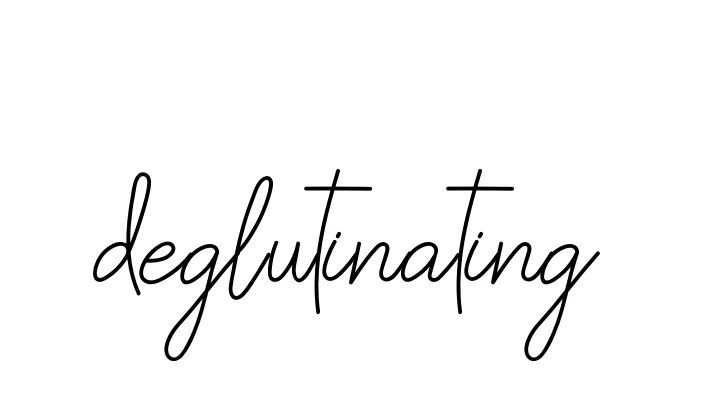 Handwritten Signature for Deglutinating - Style 145 Online