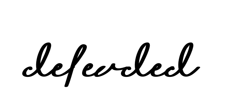 Handwritten Signature for Deleaded - Style 135 Online