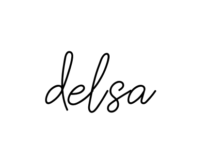 Handwritten Signature for Delsa - Style 145 Online