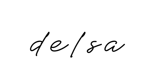 Handwritten Signature for Delsa - Style 152 Online