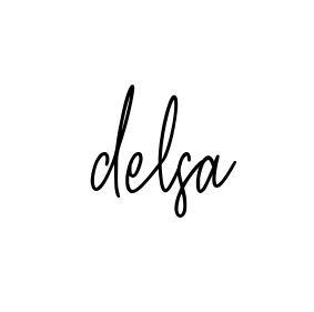 Handwritten Signature for Delsa - Style 154 Online