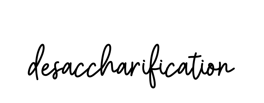 Desaccharification signature