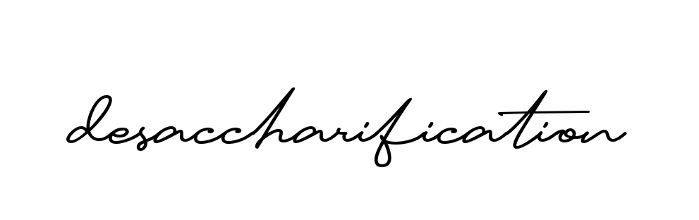 Desaccharification signature