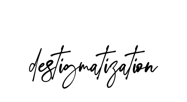 Destigmatization signature