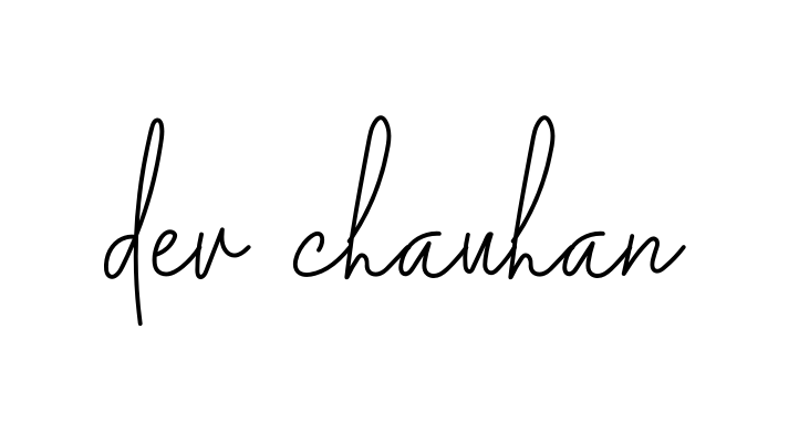 Dev-chauhan signature