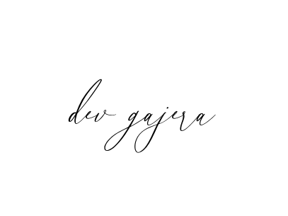 Handwritten Signature for Dev-gajera - Style 134 Online