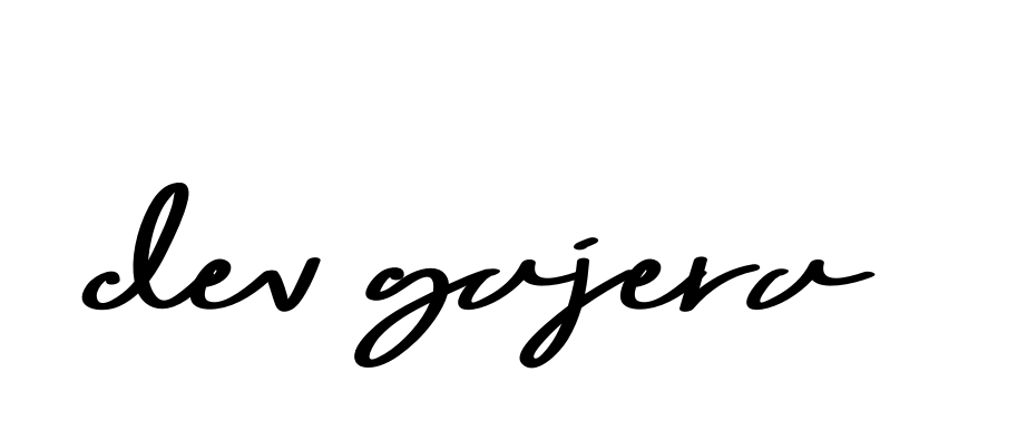 Handwritten Signature for Dev-gajera - Style 135 Online